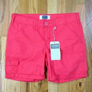NWT orangy red levis cargo shorts